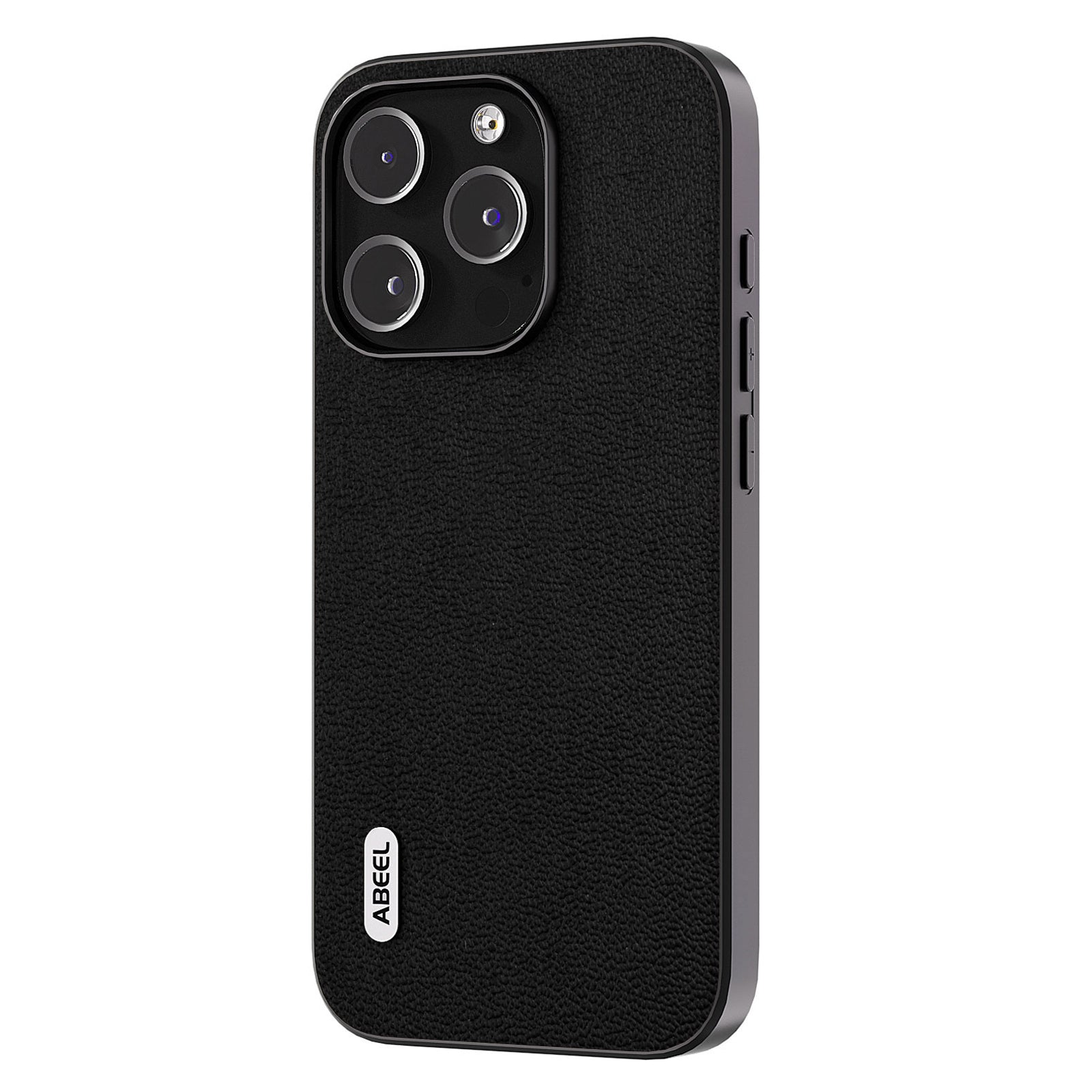 ABEEL pro iPhone 15 Pro originální hovězí kůže PC TPU kryt telefonu Litchi Texture Anti-Drop Case ABEEL pro iPhone 15 Pro originální hovězí kůže PC TPU kryt telefonu Litchi Texture Anti-Drop Case